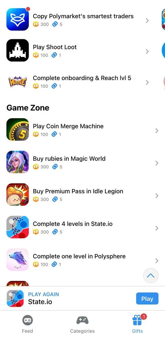 PlayDeck, screen 2