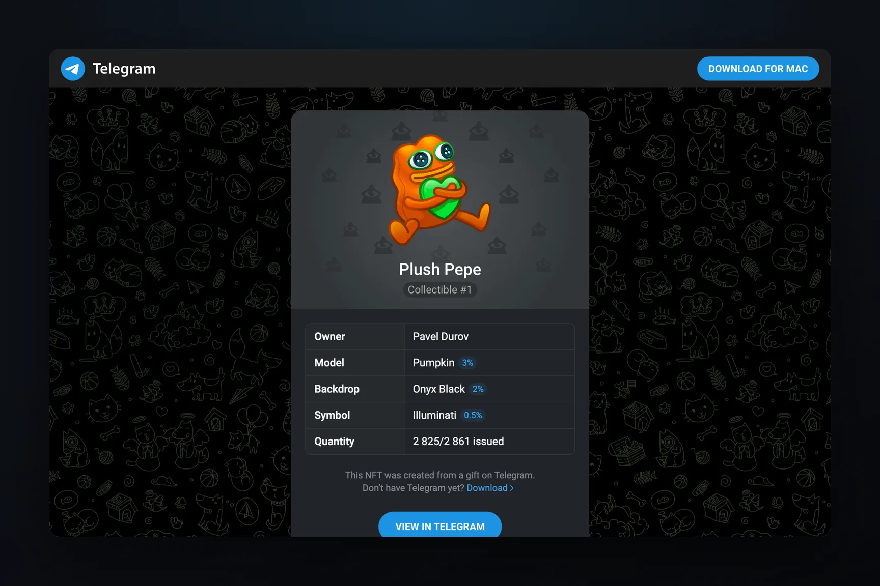 Cover of “Telegram No Longer Opens Owner's Profile from Gift Links”