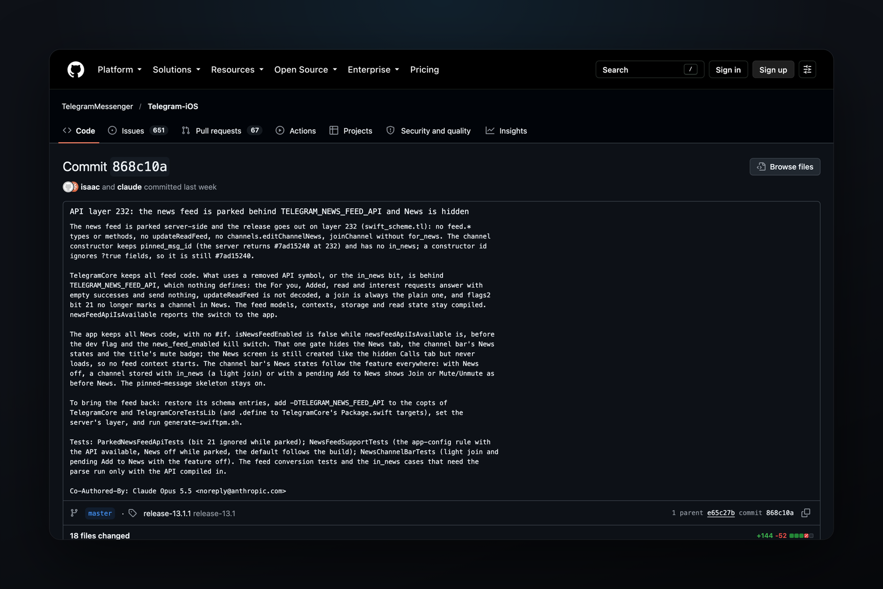 Cover of “Telegram Server Provides Nine Topics for Future Recommendation Feed”