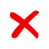 ❌