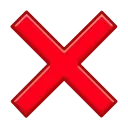 ❌