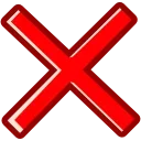 ❌