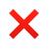 ❌