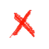 ❌
