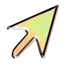 ↗️