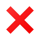 ❌