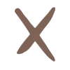 ❌