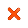 ❌