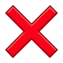 ❌