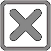 ❌