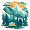 🏕