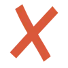 ❌