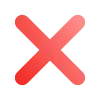 ❌