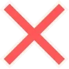 ❌
