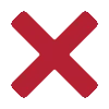 ❌