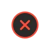 ❌