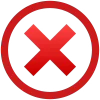 ❌