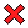 ❌