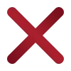 ❌