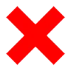 ❌