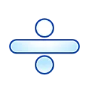 ➗
