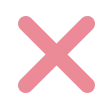 ❌