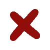 ❌