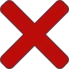 ❌