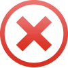 ❌