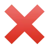 ❌