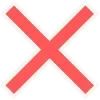 ❌