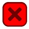 ❌