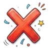 ❌️