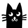 😼