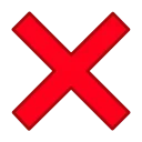 ❌