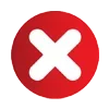 ❌