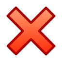 ❌
