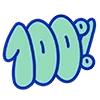 💯