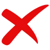 ❌