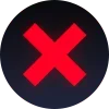 ❌