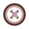 ❌