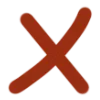 ❌