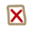 ❌