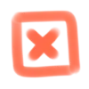 ❌