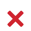 ❌