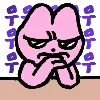 😾