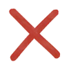 ❌