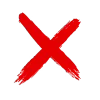 ❌