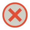 ❌