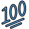 💯